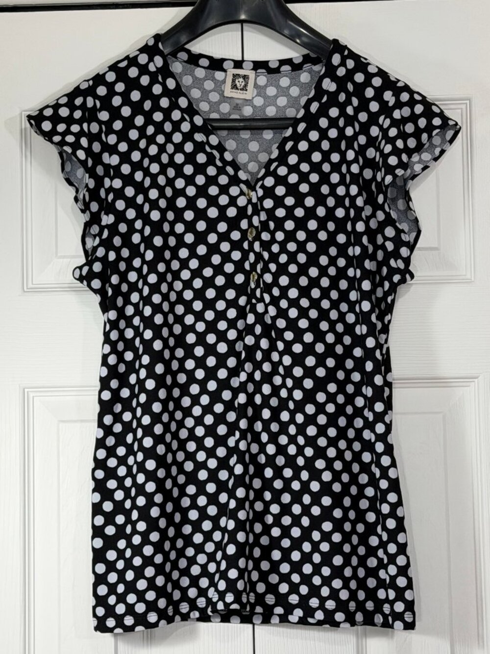 Anne Klein Polka Dot Top